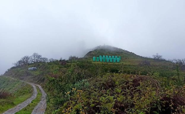 Captanibles instalados en Barranco de la Virgen por el proyecto Life Nieblas.