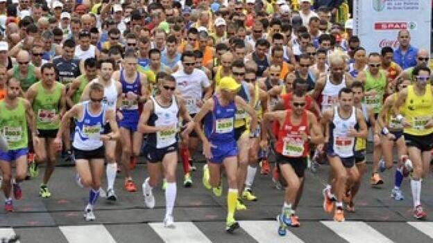 Doroteo Martínez gana el maratón tras ser descalificados el primero y el segundo