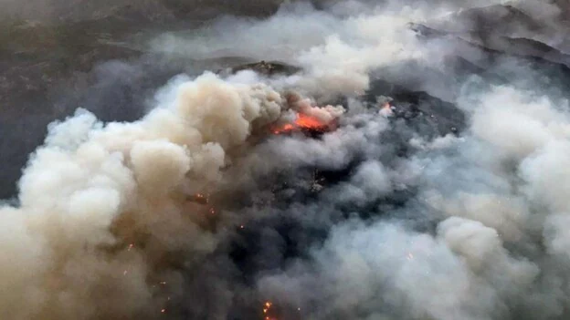 El incendio de Gran Canaria sigue activo