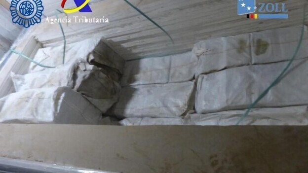 Interceptados 1.109 kilos de cocaína con destino a España