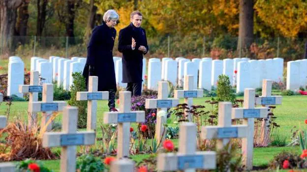Macron reúne a la comunidad internacional en el centenario del armisticio