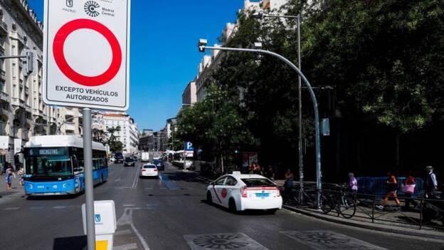 Las multas en Madrid Central volverán este lunes