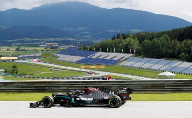 Lewis Hamilton, en el Red Bull Ring de Spielgerg. /Reuters