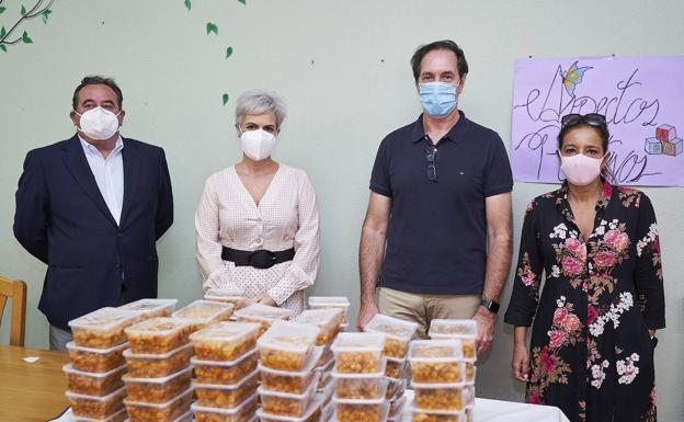 150 menores de la capital reciben menús saludables diarios gracias al proyecto solidario 'Por 150 sonrisas'