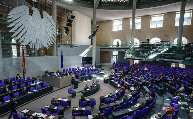 Sesión del Parlamento alemán. /Efe