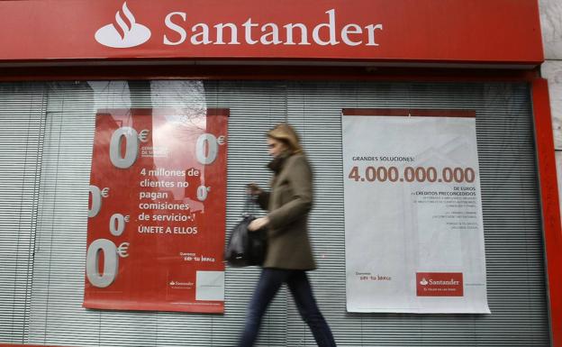 Sucursal del Banco Santander. /R. C.