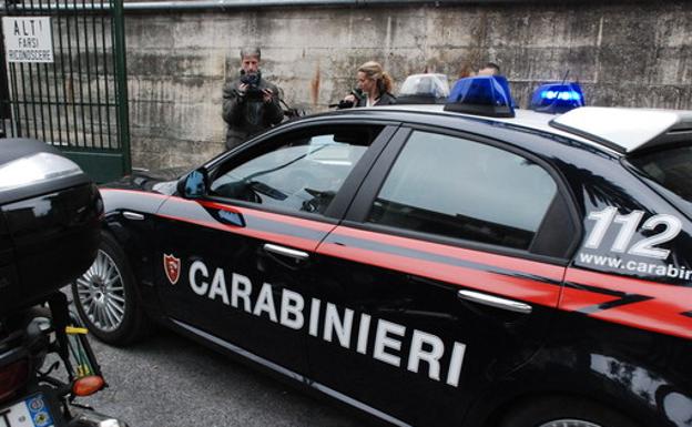 Un coche de la policía italiana.