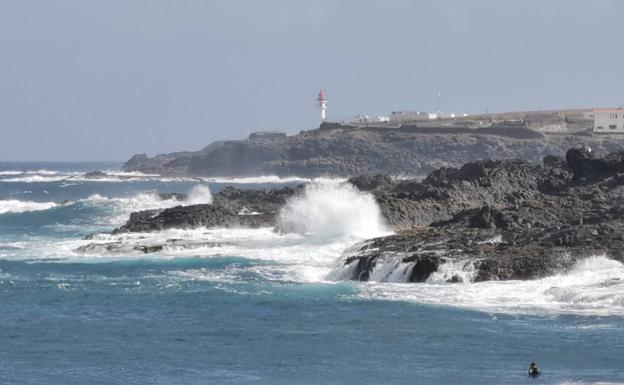 Imagen de la costa sureste este domingo en Gran Canaria. /arcadio suárez