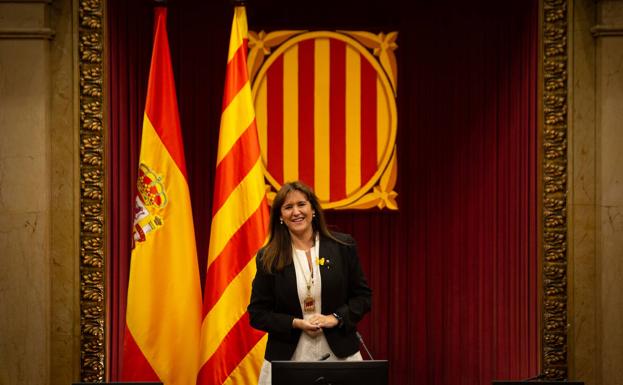 Laura Borràs, presidenta del Parlmento de Cataluña.