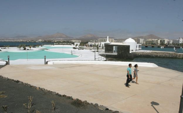 Vista del Islote de Fermina en Arrecife, tras ser remodelado. / CARRASCO
