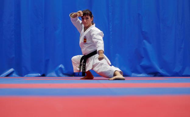 La karateka Sandra Sánchez será una de las opciones de medalla más claras de España./EFE