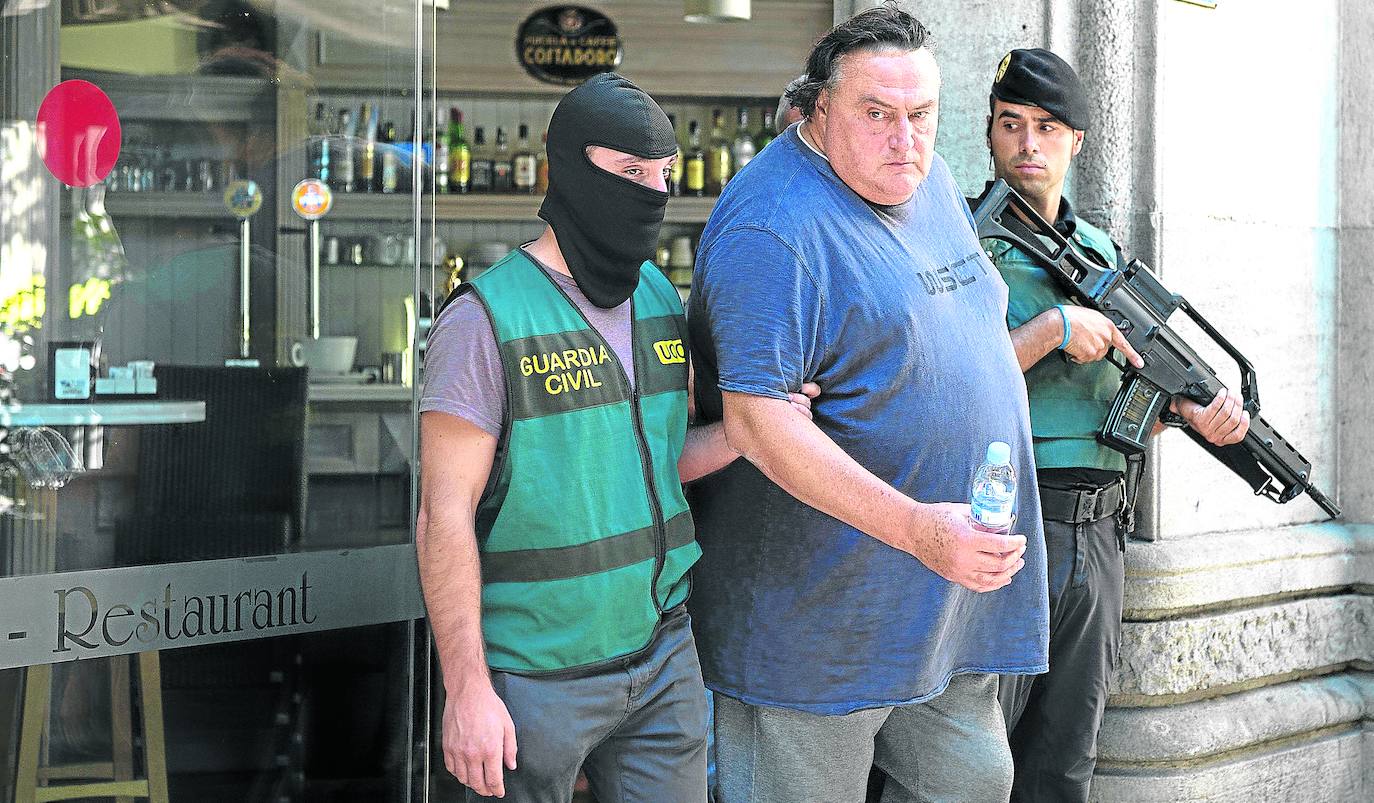 La Camorra. Un detenido en una operación de la Guardia Civil en Barcelona.