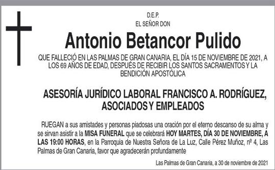 Antonio Betancor Pulido