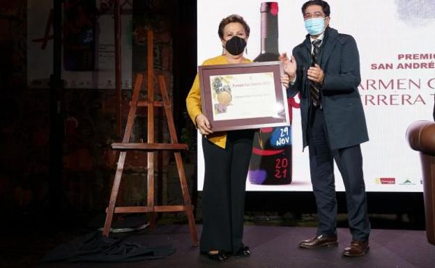 La viticultora Carmen Gloria Ferrera gana el premio San Andrés 2021