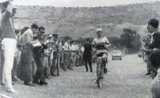 De leyenda. Tito Cabrera, en una de las pruebas en las que compitió, en los años 50 y 60. 