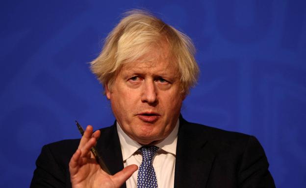 Boris Johnson, durante un acto el miércoles./Reuters