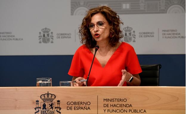 La ministra de Hacienda, María Jesús Montero, tras el Consejo de Política Fiscal y Financiera celebrado en julio de 2021/EFE/ MC.I.C.