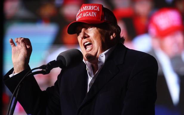 Donald Trump, durante un mitin en Arizona. /AFP