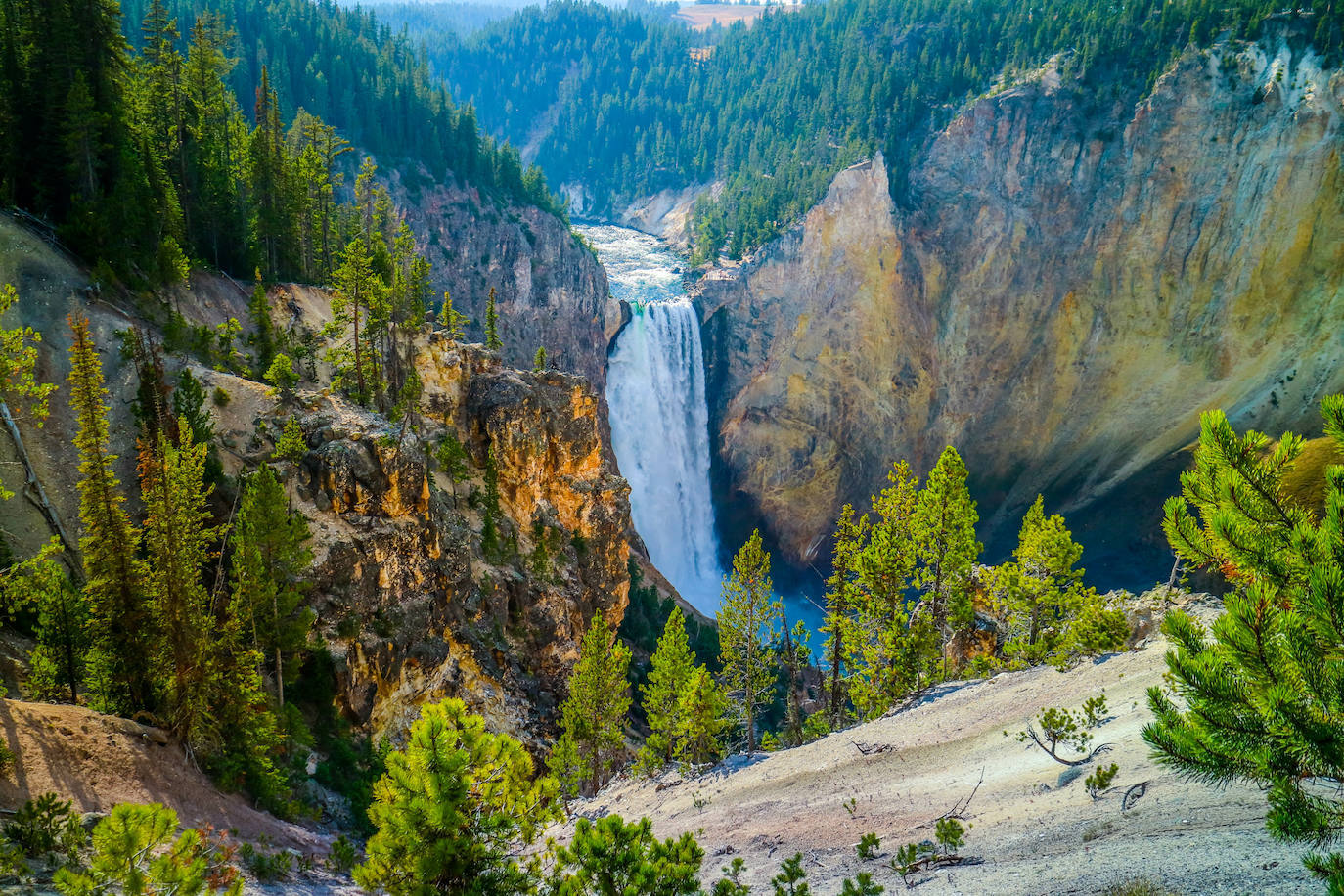 Cascada de Yellowstone (Estados Unidos)