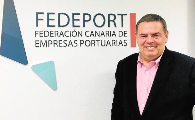 José Juan Ramos, presidente de la Federación Canaria de Empresas Portuarias.