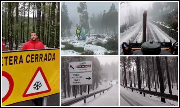 Los mejores vídeos de la cumbre nevada de Gran Canaria