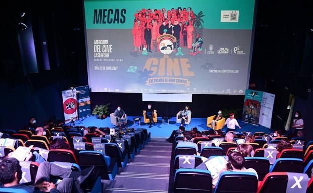 Imagen de archivo de una sesión del Mecas, en 2021. /lpafilmfestival