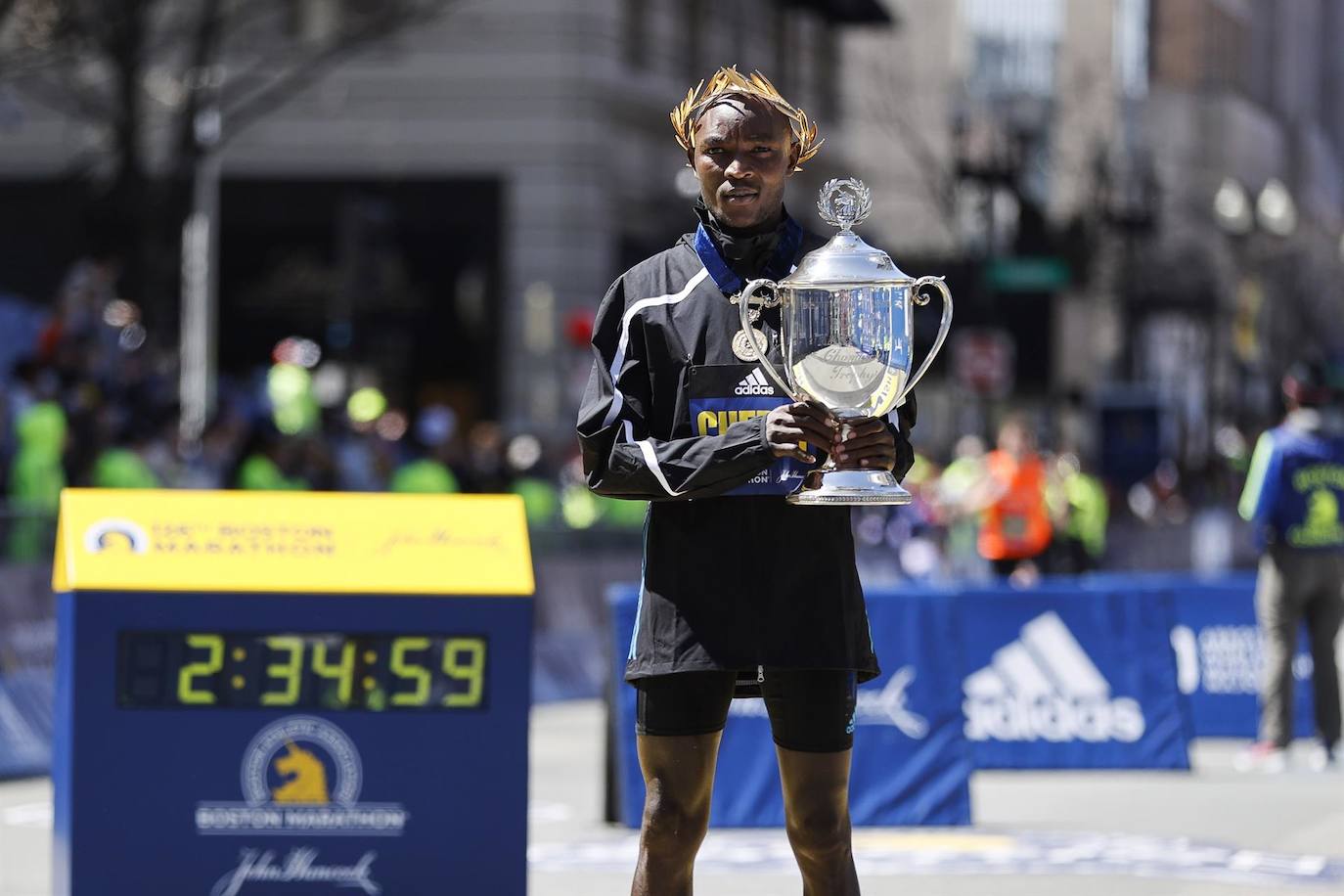 Las imágenes más destacadas de la Maratón de Boston