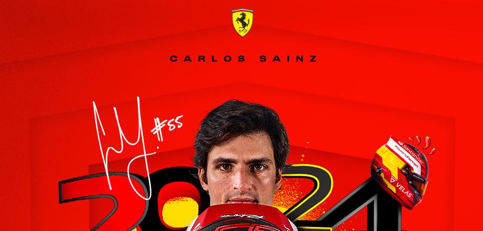 Carlos Sainz renews two years with Ferrari