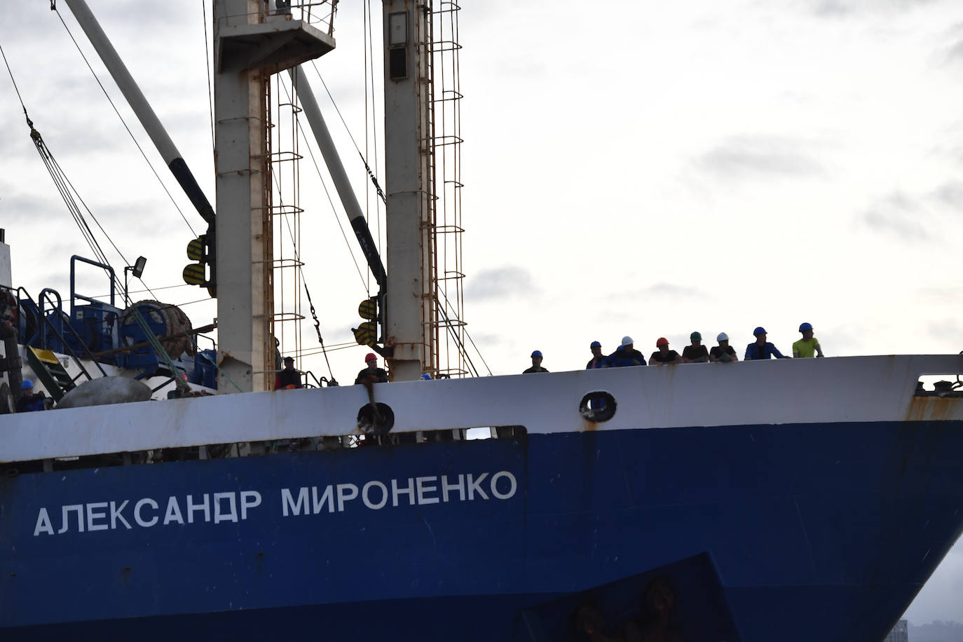 Llegada del buque ruso Aleksanr Moronenko al Puerto de Las Palmas