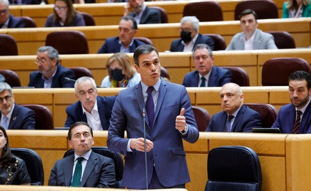 Sánchez guardó ayer silencio en el Senado sobre la crisis por el espionaje a independentistas 