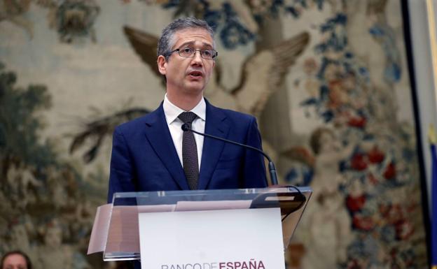 Pablo Hernández de Cos, Governor of the Bank of Spain. 