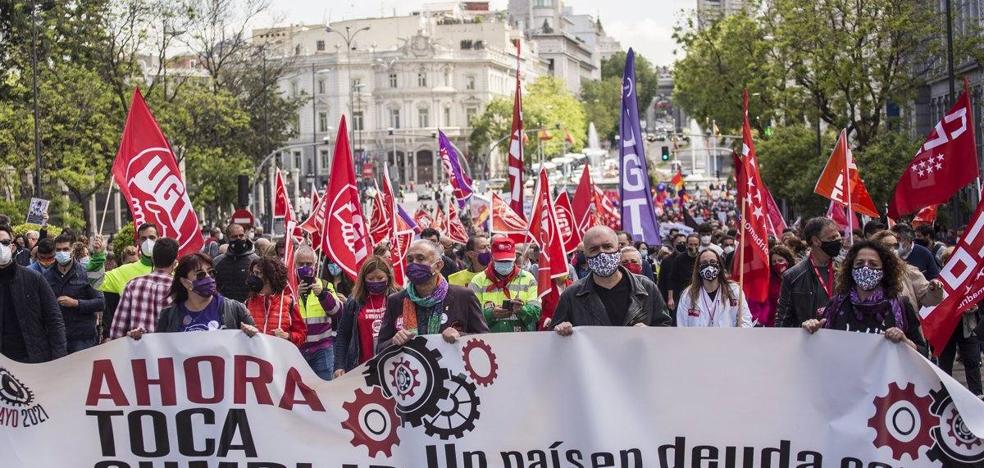 Unions demand wage increases on May Day