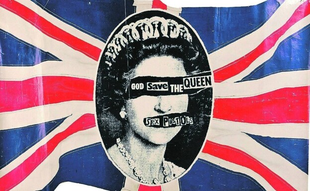 La portada original del sencillo de 'God Save The Queen', diseñada en 1977 por Jamie Reid. /R.C.
