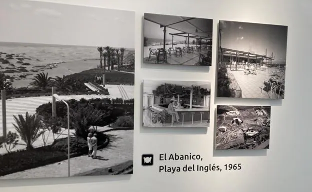 El complejo El Abanico, de Manuel de la Peña, visto por Fachico en 1965. 