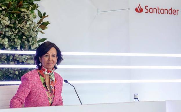 La presidenta de Banco Santander, Ana Botín. /R. C.