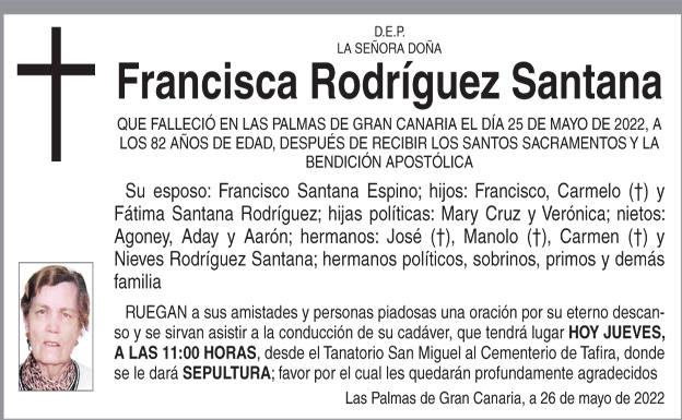 Francisca Rodríguez Santana