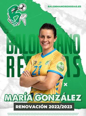 Poster for the renewal of María González. 