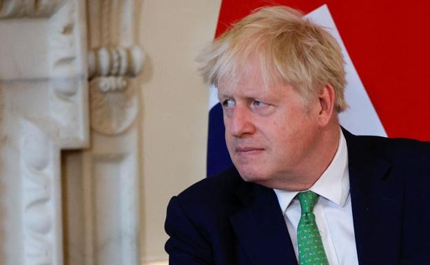 El primer ministro británico, Boris Johnson, este viernes, en Downing Street. /AFP