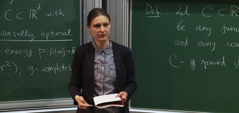 Ukrainian mathematician Maryna Viazovska, second woman to win the Fieds Medal