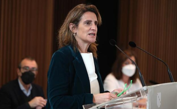 The Minister for the Ecological Transition Teresa Ribera