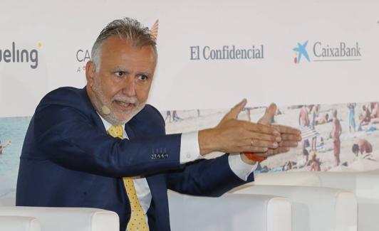 El presidente del Gobierno, Ángel Víctor Torres. 