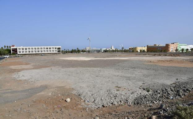 Terrenos cedidos por el Ayuntamiento de Agüimes para la construcción del hospital del sureste. / ARCADIO SUÁREZ