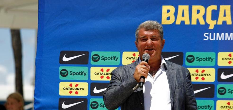 Laporta launches another announcement: «Calm down meringues, what happens in Las Vegas...»