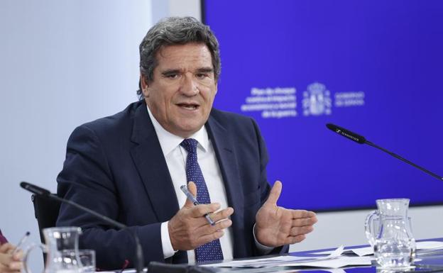 The Minister of Inclusion, Social Security and Migration, José Luis Escrivá. 