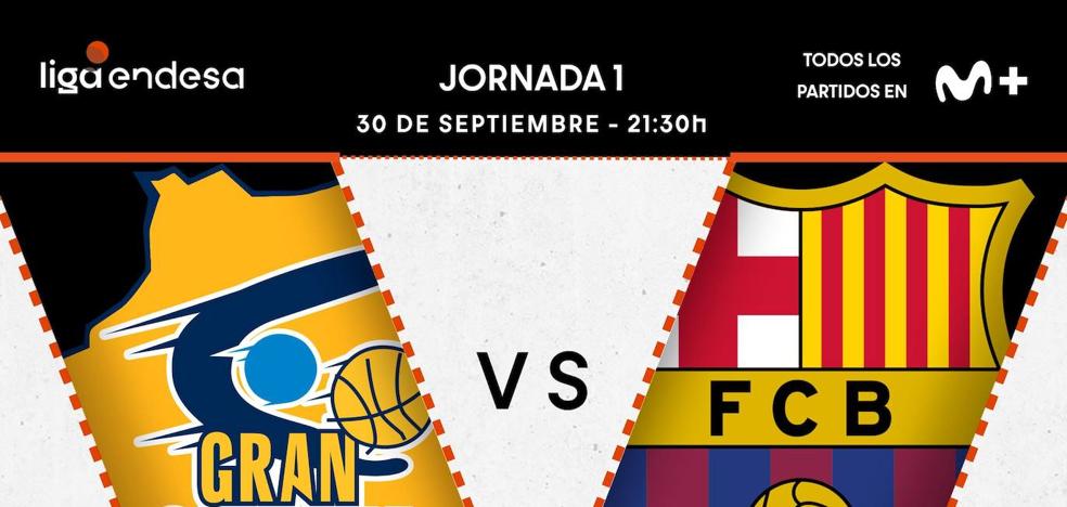 Main course for Granca at the start of the ACB 2022-23: they will receive Barcelona at the Arena