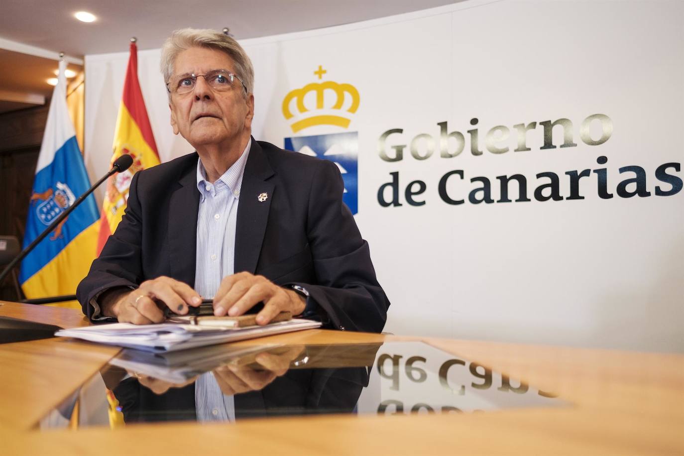 El consejero de Justicia del Gobierno de Canarias, Julio Pérez, ha informado sobre los acuerdos tomados en el Consejo de Gobierno. 