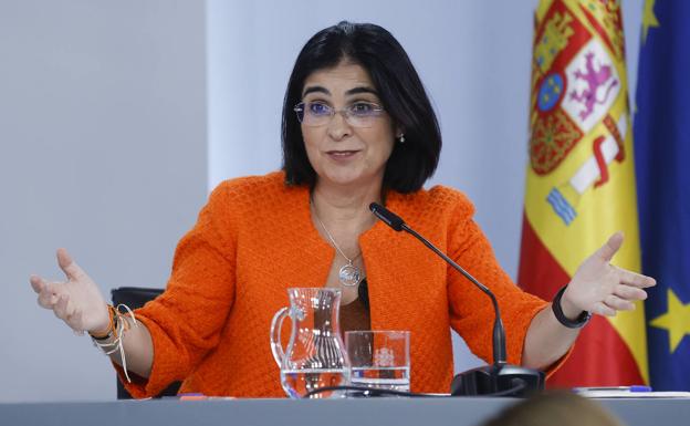 Carolina Darias, Minister of Health. 