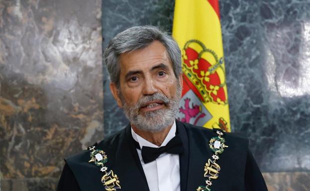 El presidente del Tribunal Supremo y del Consejo General del Poder Judicial (CGPJ) Carlos Lesmes. 