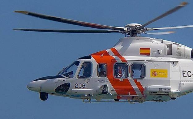 Imagen de archivo del Helicóptero Helimer 206. /Salvamento Marítimo
