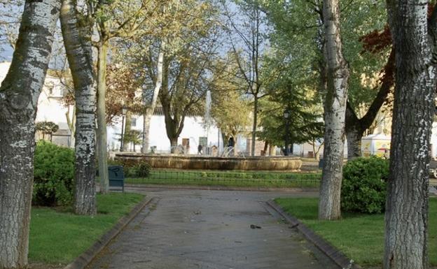 El Parque Municipal donde han ocurrido los hechos en Corral de Almaguer./